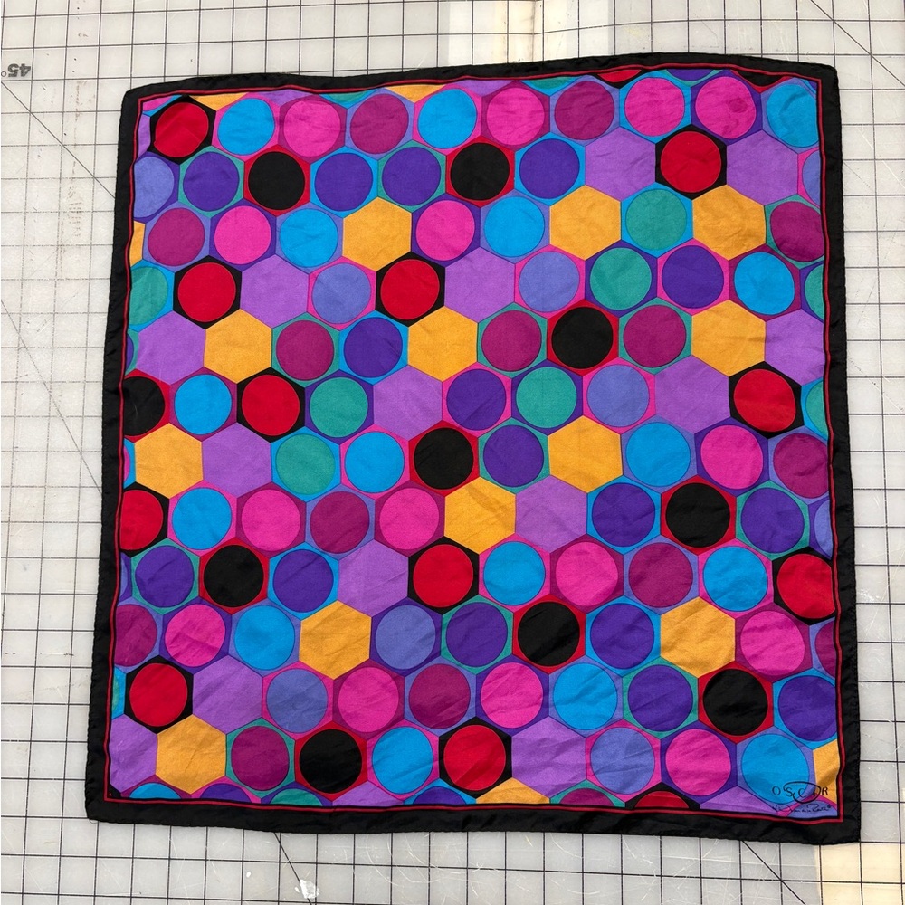 Oscar Silk printed Scarf